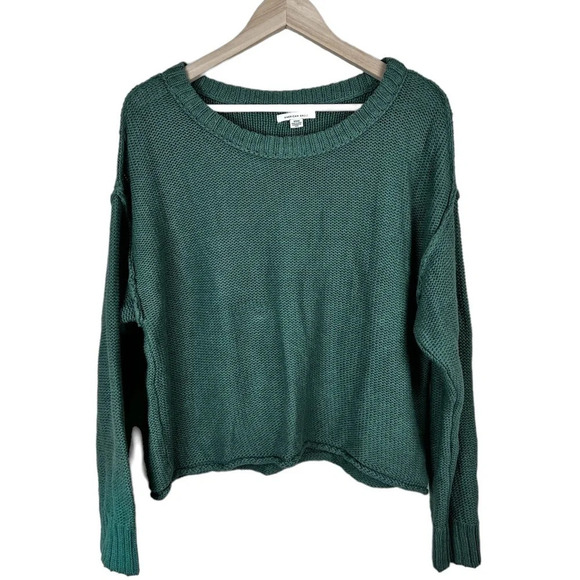AEO • Green Knit Sweater - Picture 1 of 5